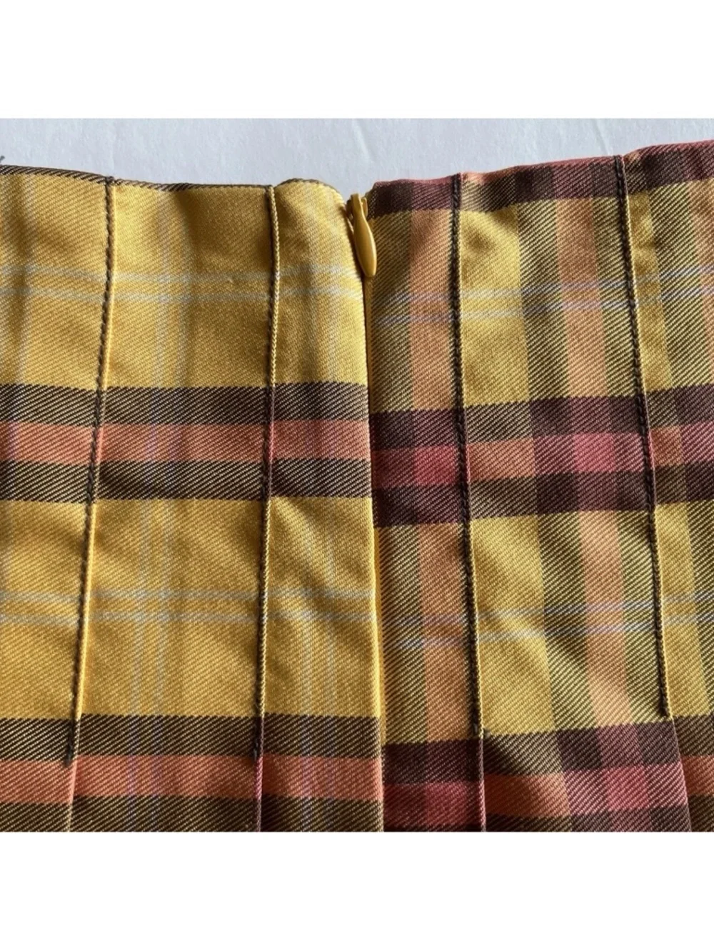 No Boundaries Skirt Kilt Size Large 11-13 Plaid Pleated Buckles Punk Juniors New